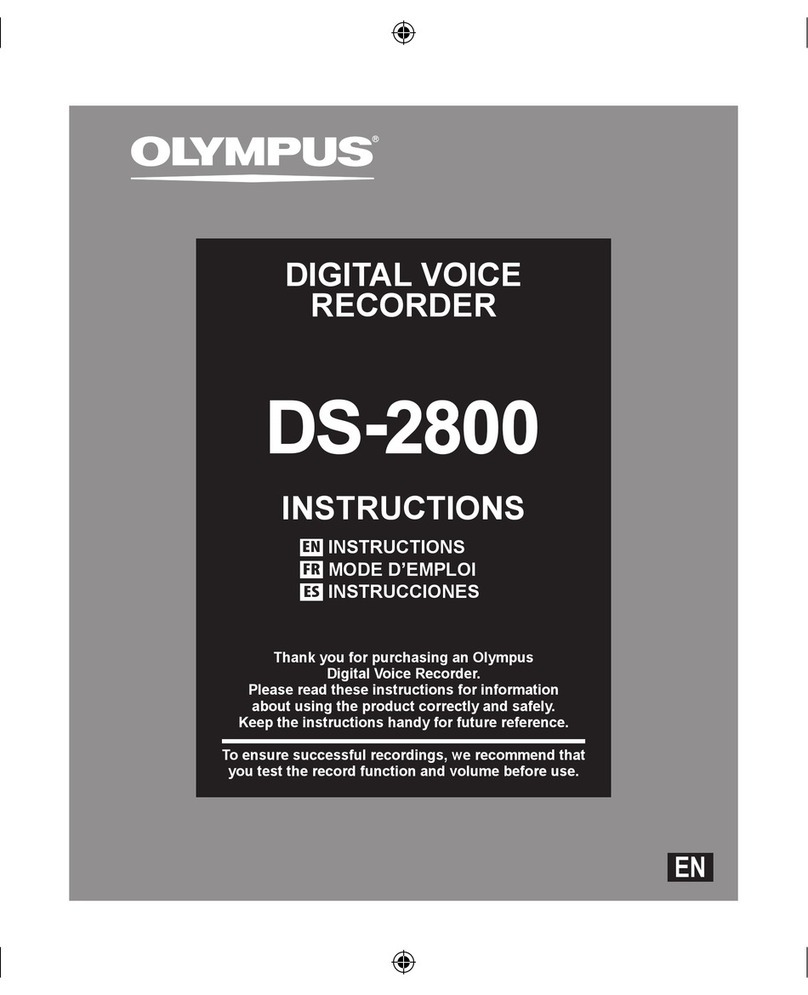 Olympus DS-2800 User manual
