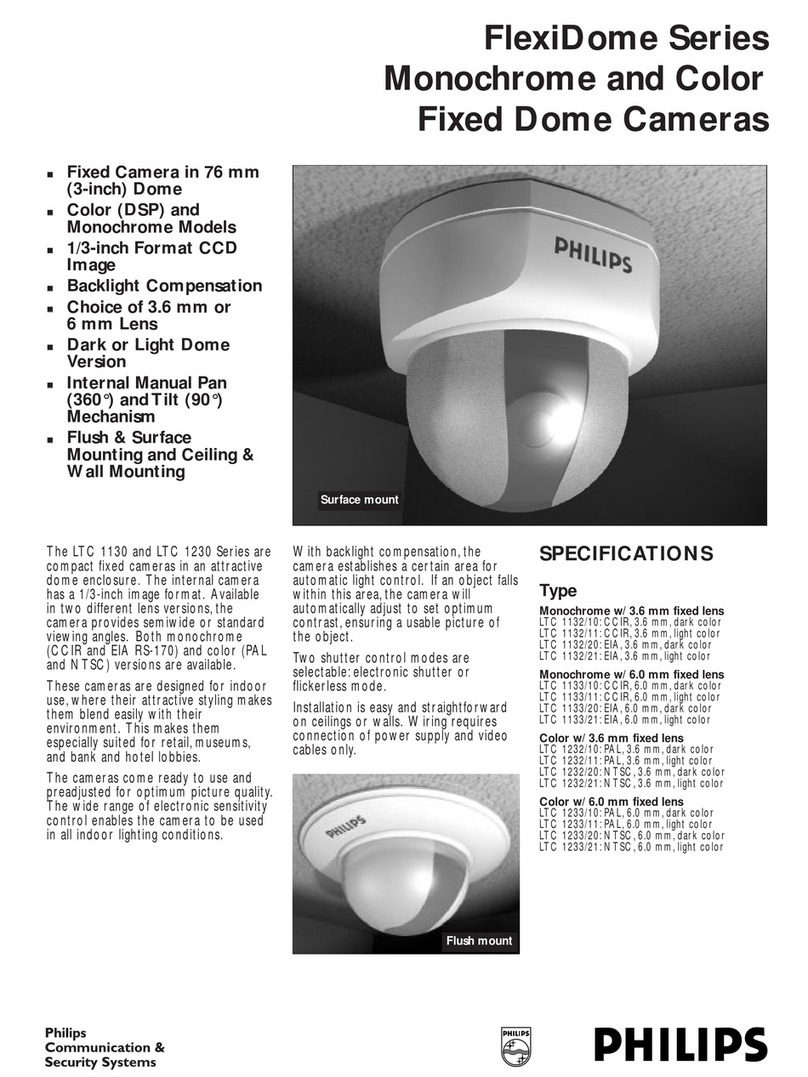 Philips FlexiDome Series User manual Philips FlexiDome Series User manual