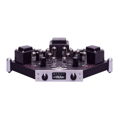 Manley STINGRAY INTEGRATED AMPLIFIER User manual