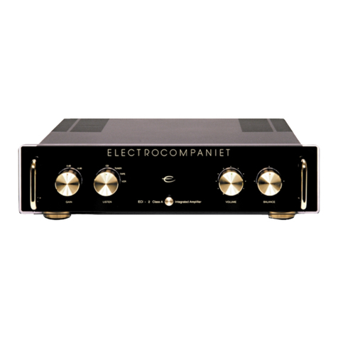 ELECTROCOMPANIET ECI2 User manual