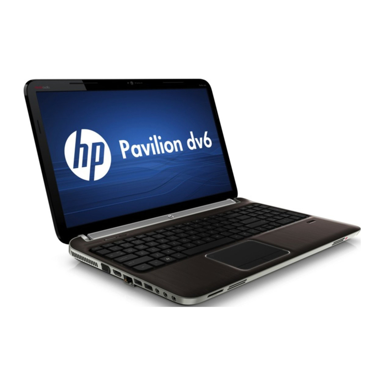 HP Pavilion DV6 Series Manual