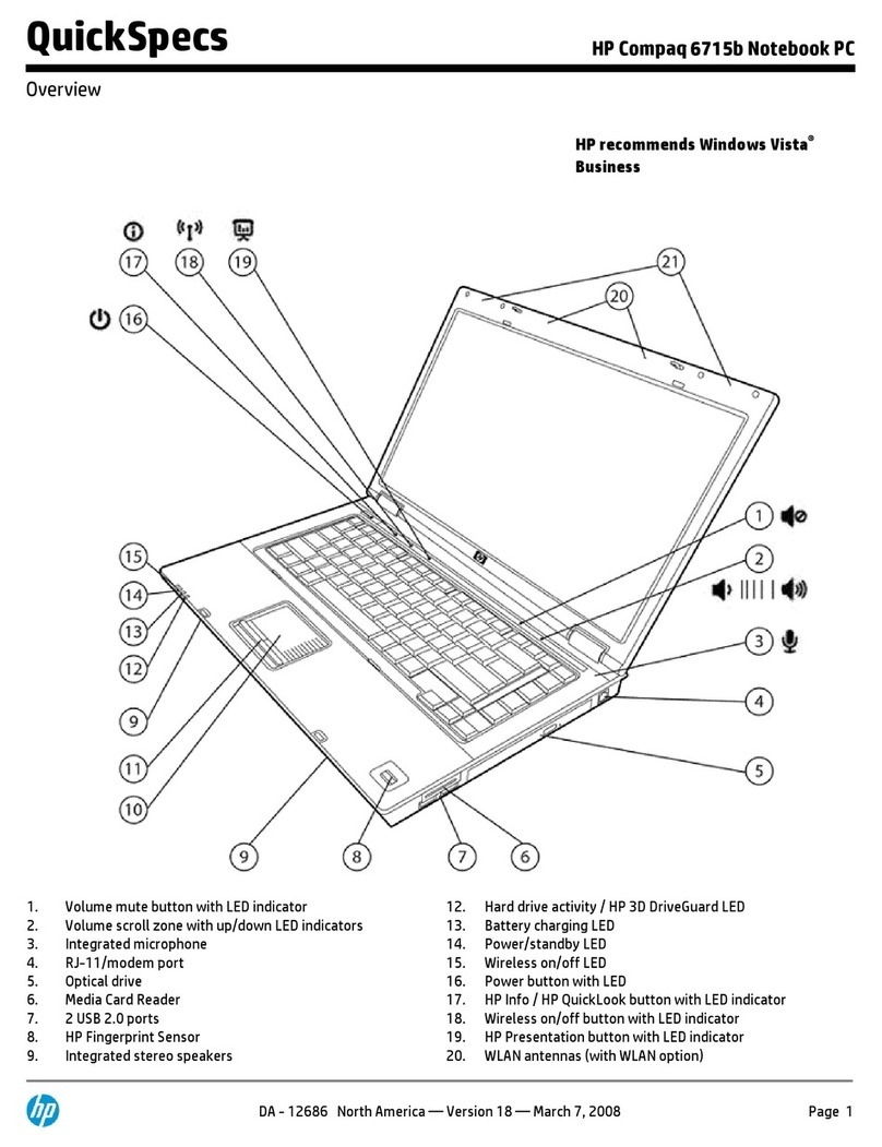 HP Compaq 6715b User manual HP Compaq 6715b User manual