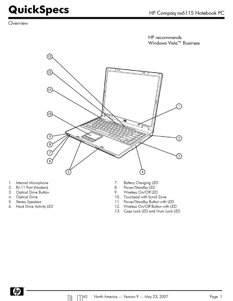 HP Compaq nx6115 User manual
