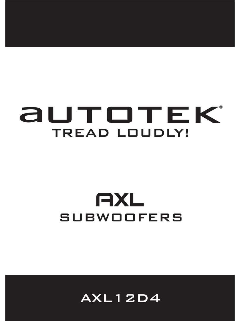 Autotek AXL12D4 specification