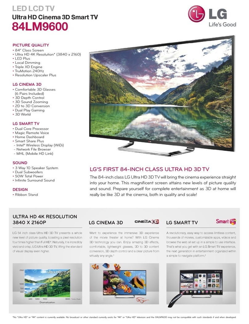 LG 84LM9600 User manual