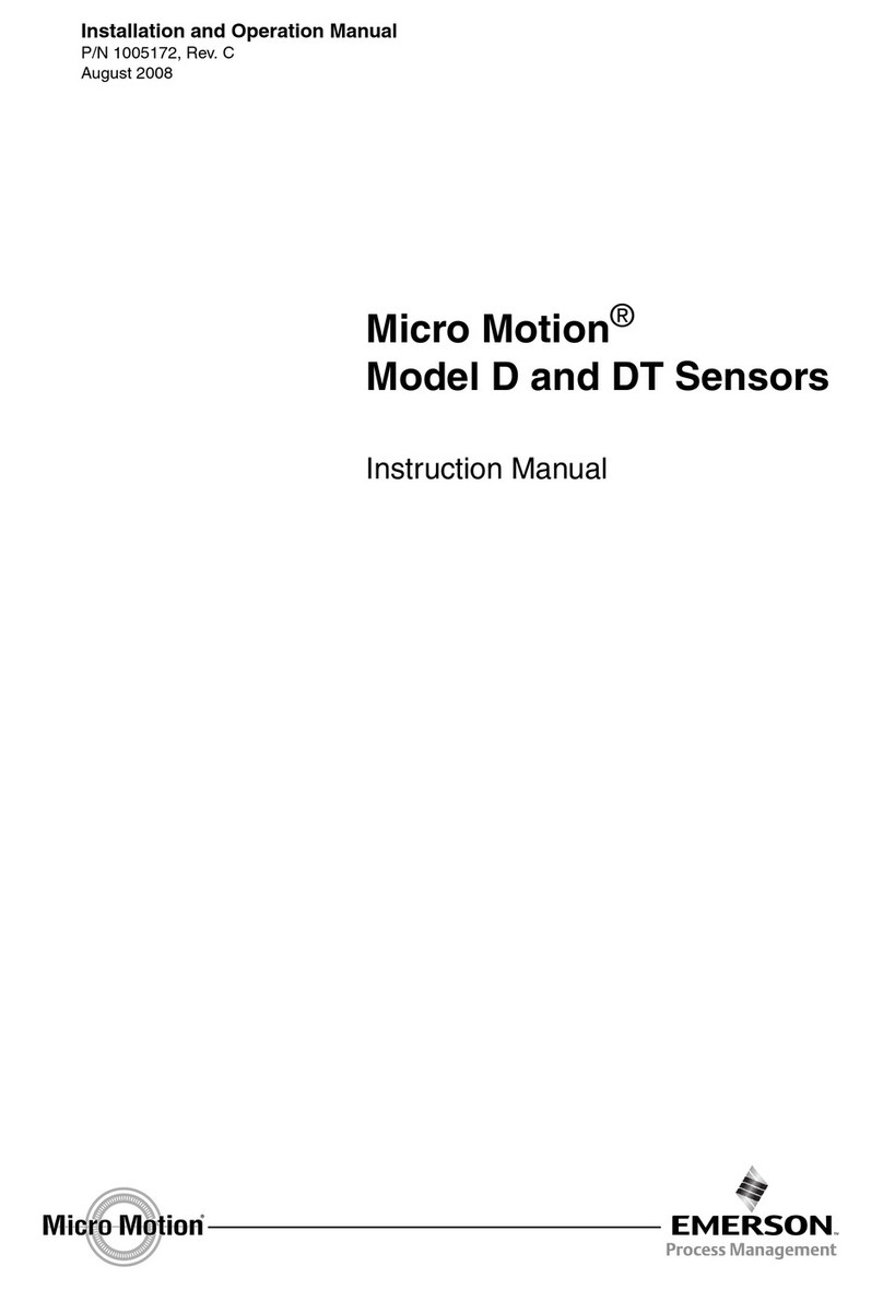 Emerson Micro Motion installation manual