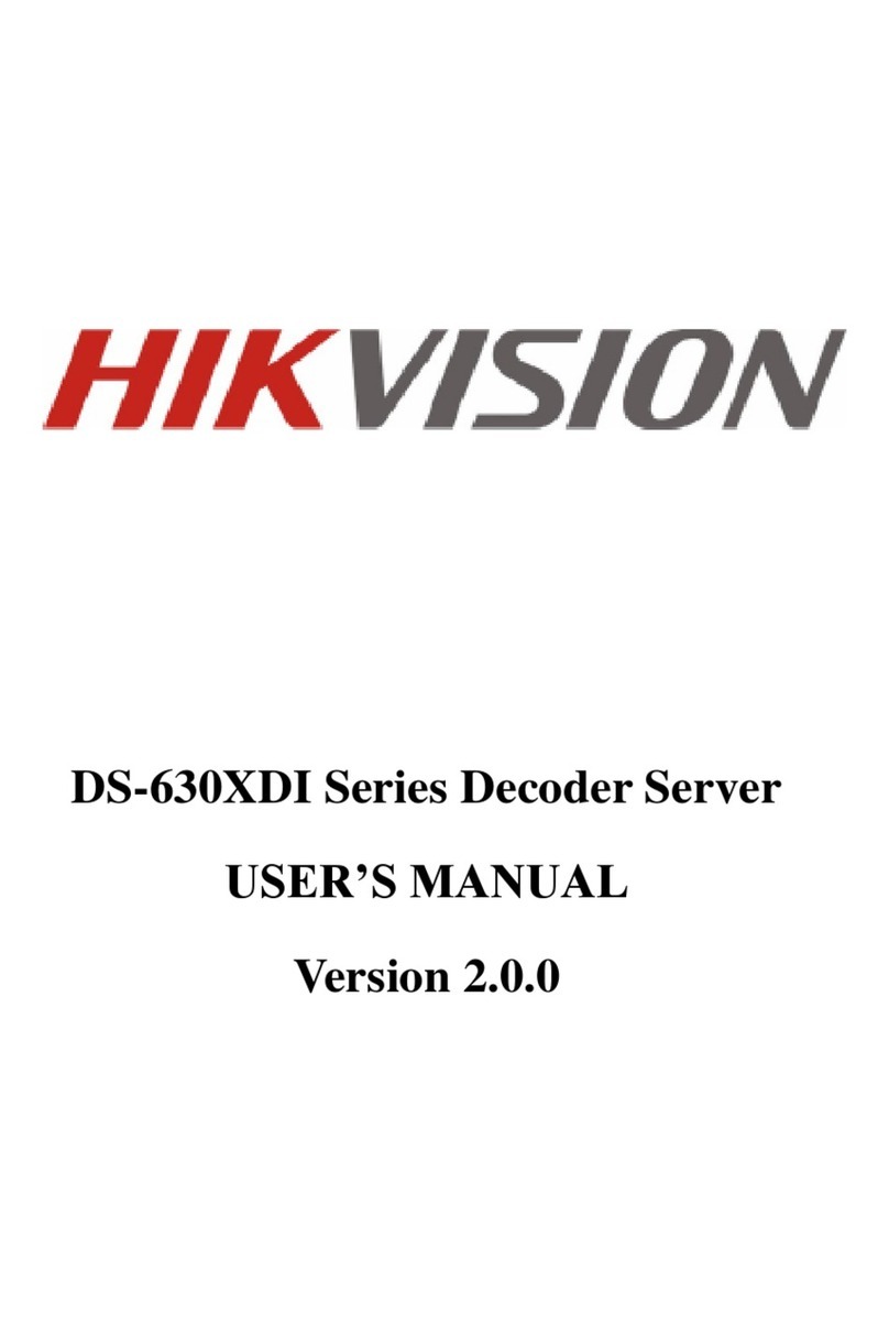 HIK VISION DS-630XDI Series User manual
