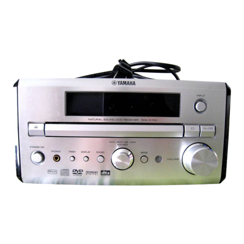 Yamaha RDX-E700 User manual