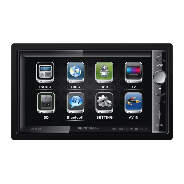 Soundstream VR-650B User manual Soundstream VR-650B User manual