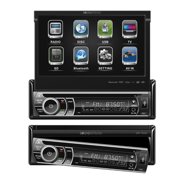 Soundstream VIR-7832BI User manual Soundstream VIR-7832BI User manual