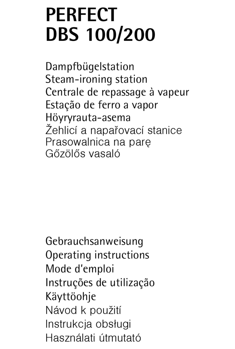 AEG Electrolux PERFECT DBS100 operating instructions