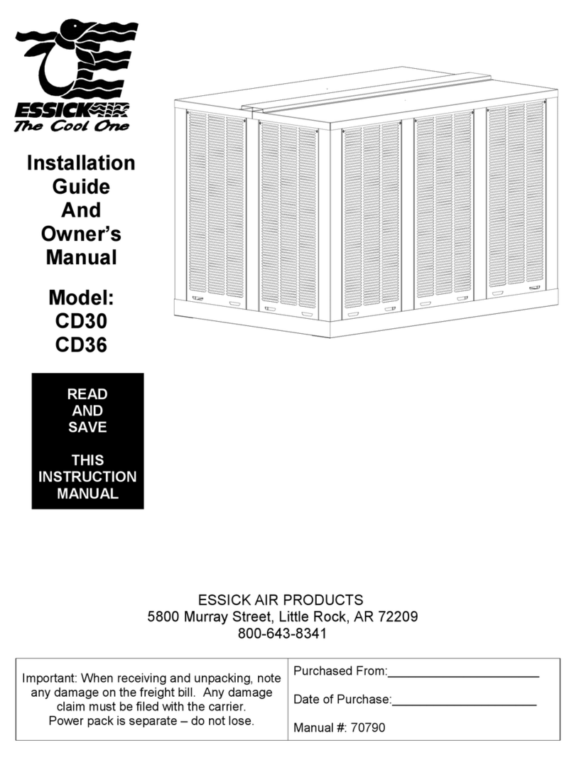 Essick CD30 User manual