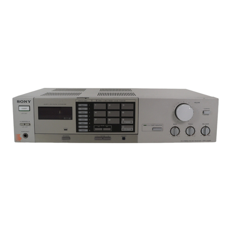Sony STR-VX250 operating instructions