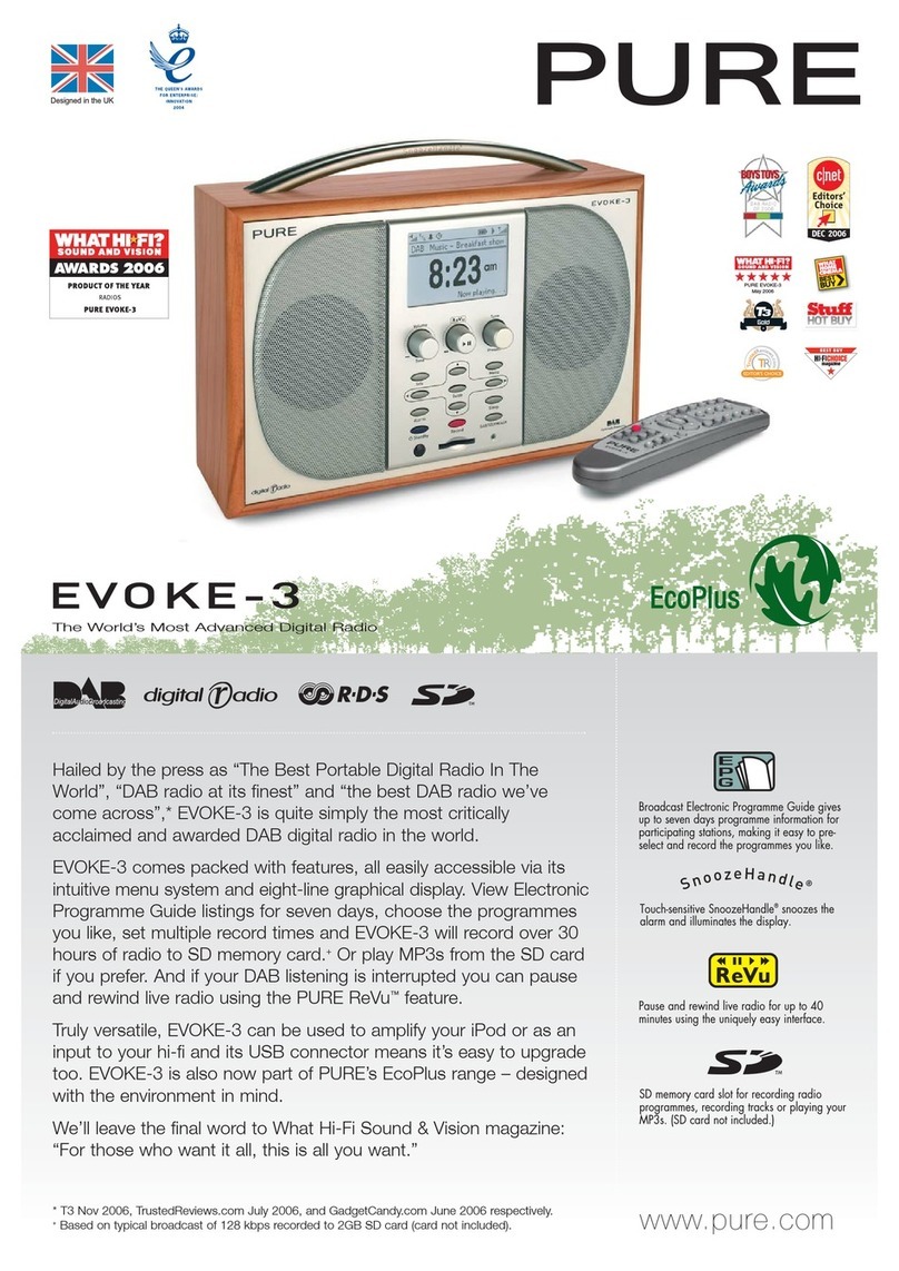 PURE EVOKE-3 User manual