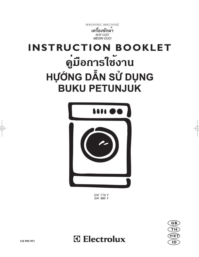 Electrolux EW 770 F User manual