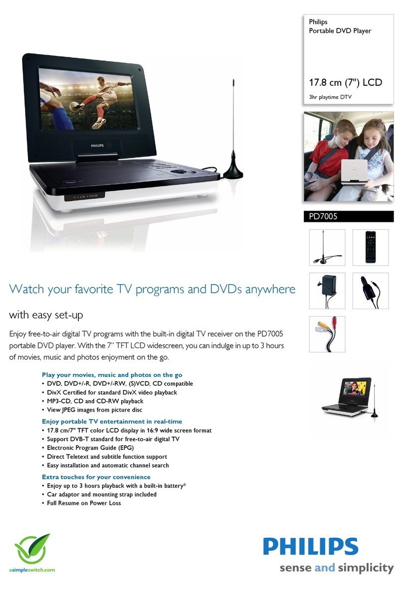 Philips PD7005 Specifications