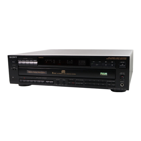Sony CDP-C725 User manual