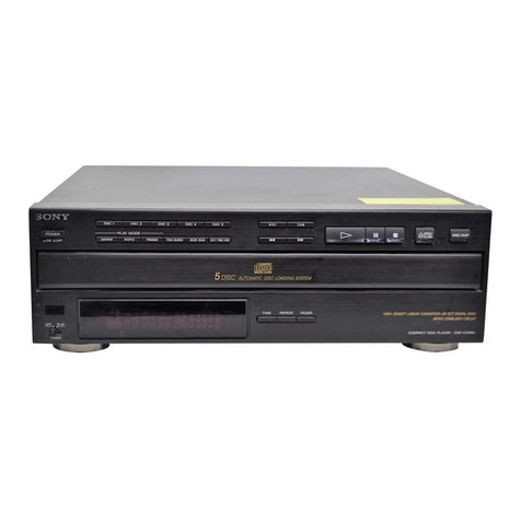 Sony CDP-C312M User manual