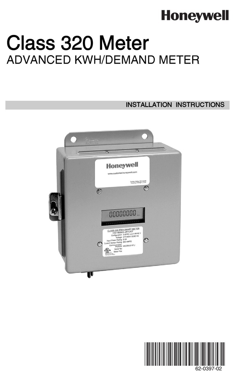 Honeywell Class 320 Meter User manual