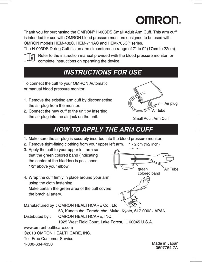 Omron HEM-432C Series User manual Omron HEM-432C Series User manual