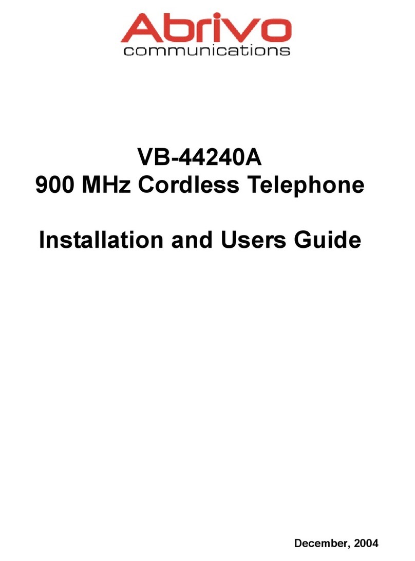 ABRIVO VB-44240A Installation and user guide