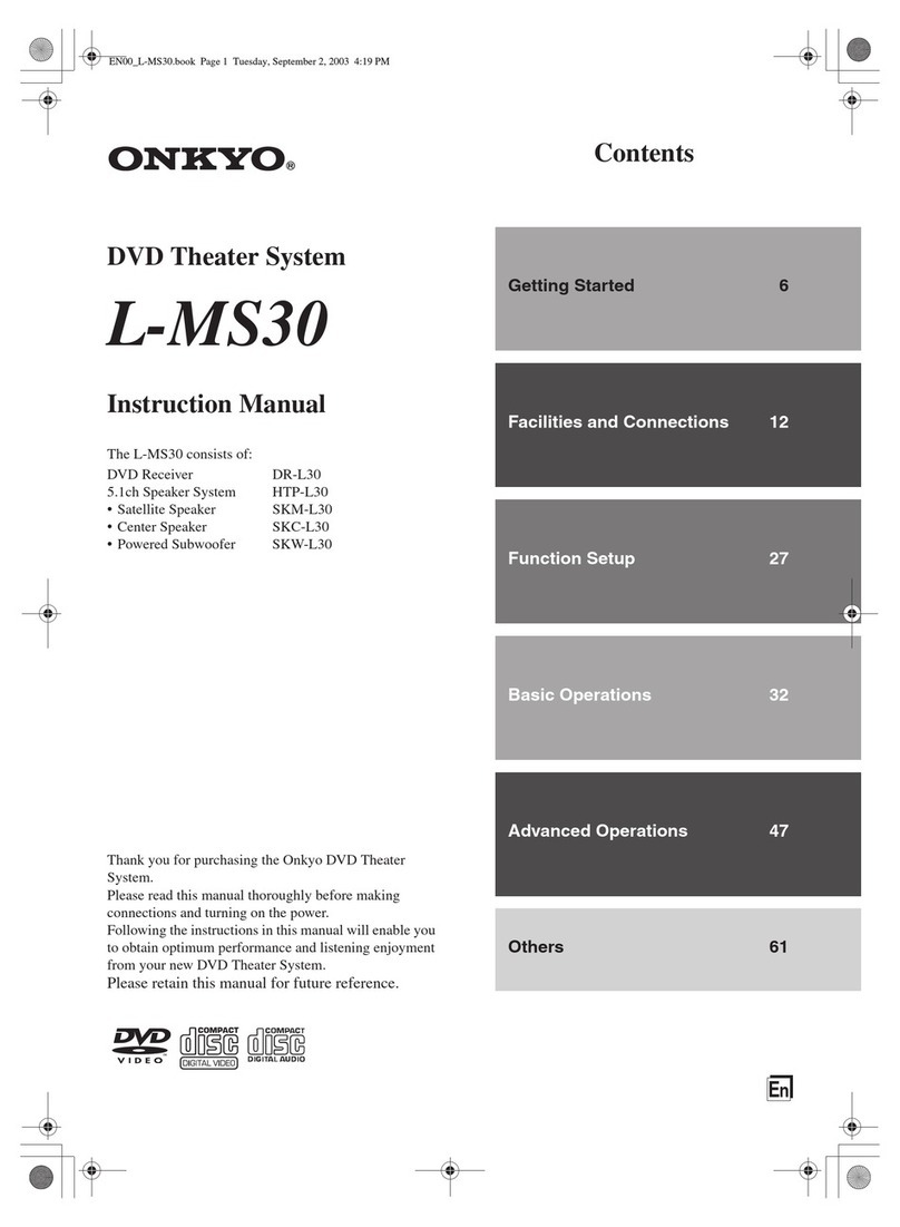 Onkyo Liverpool L - MS30 User manual Onkyo Liverpool L - MS30 User manual