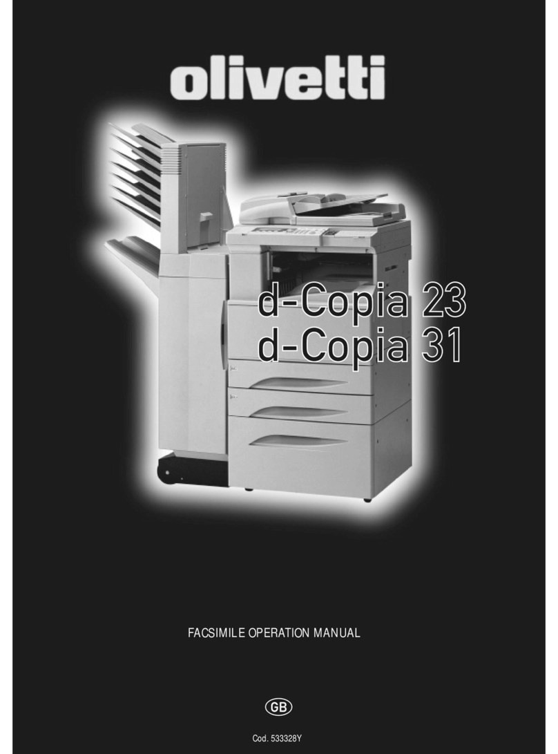 Olivetti d-Copia 23 User manual