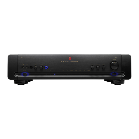 Parasound P 5 User manual