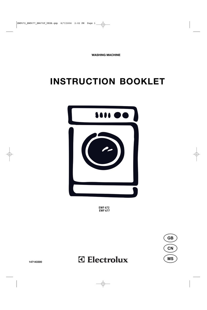 Electrolux EWF 672 Instruction booklet