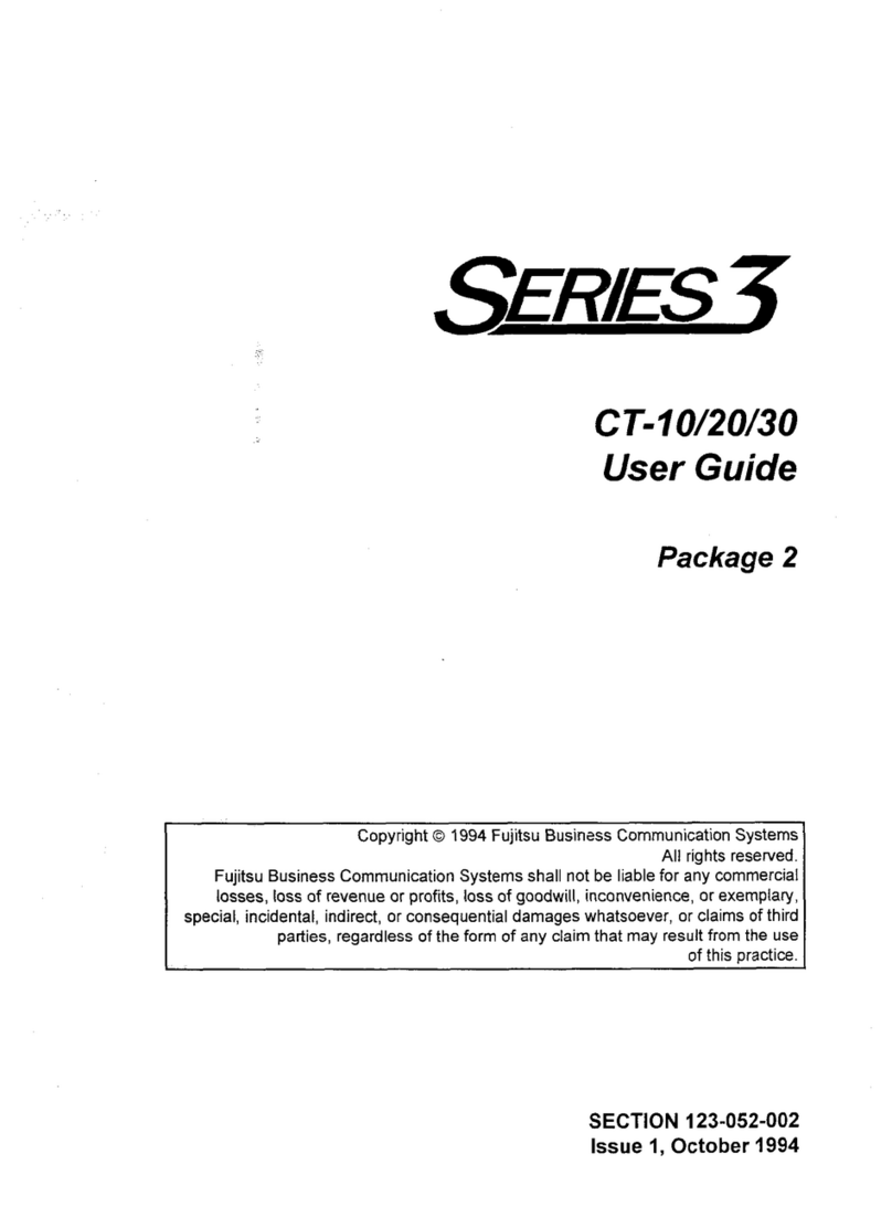 Fujitsu CT-10 user guide