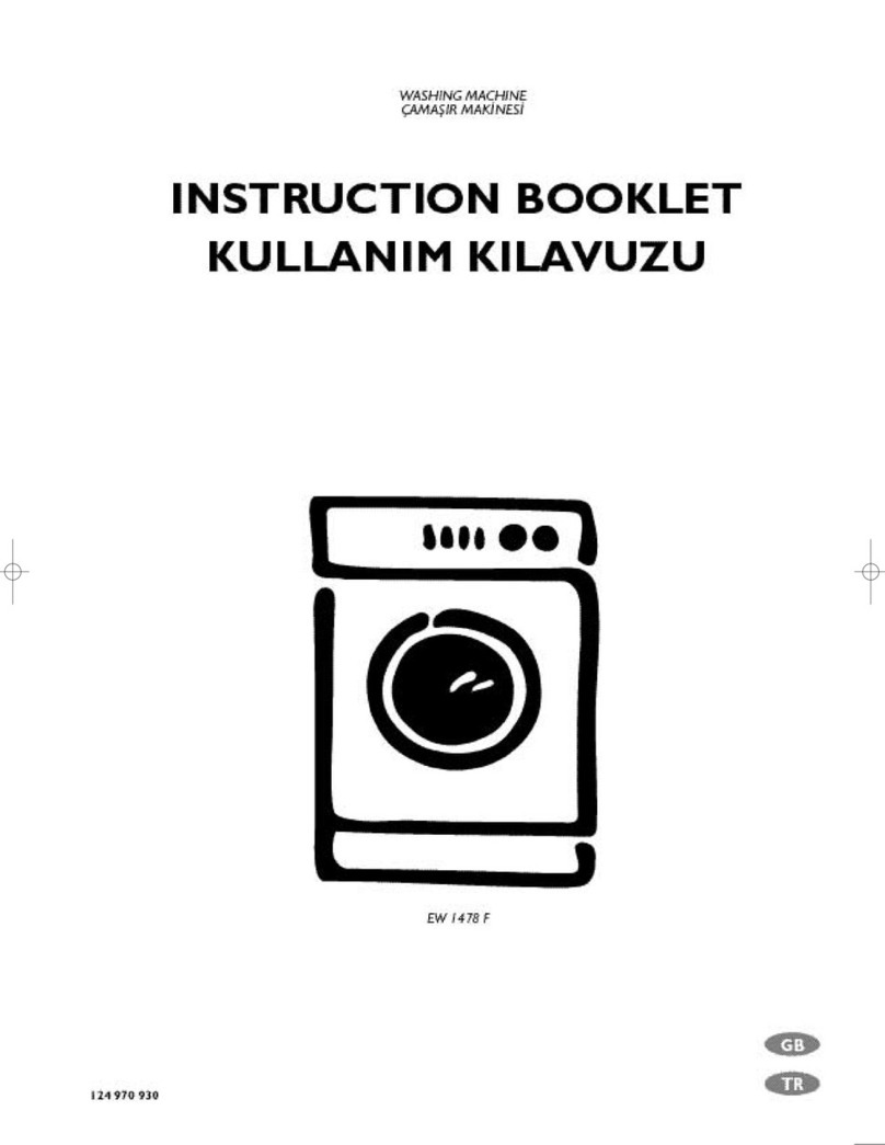 Electrolux EW 1478 F Instruction booklet