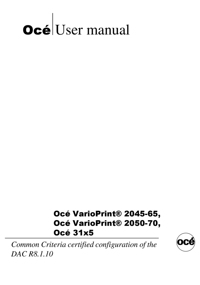 Oce VarioPrint 2045 User manual