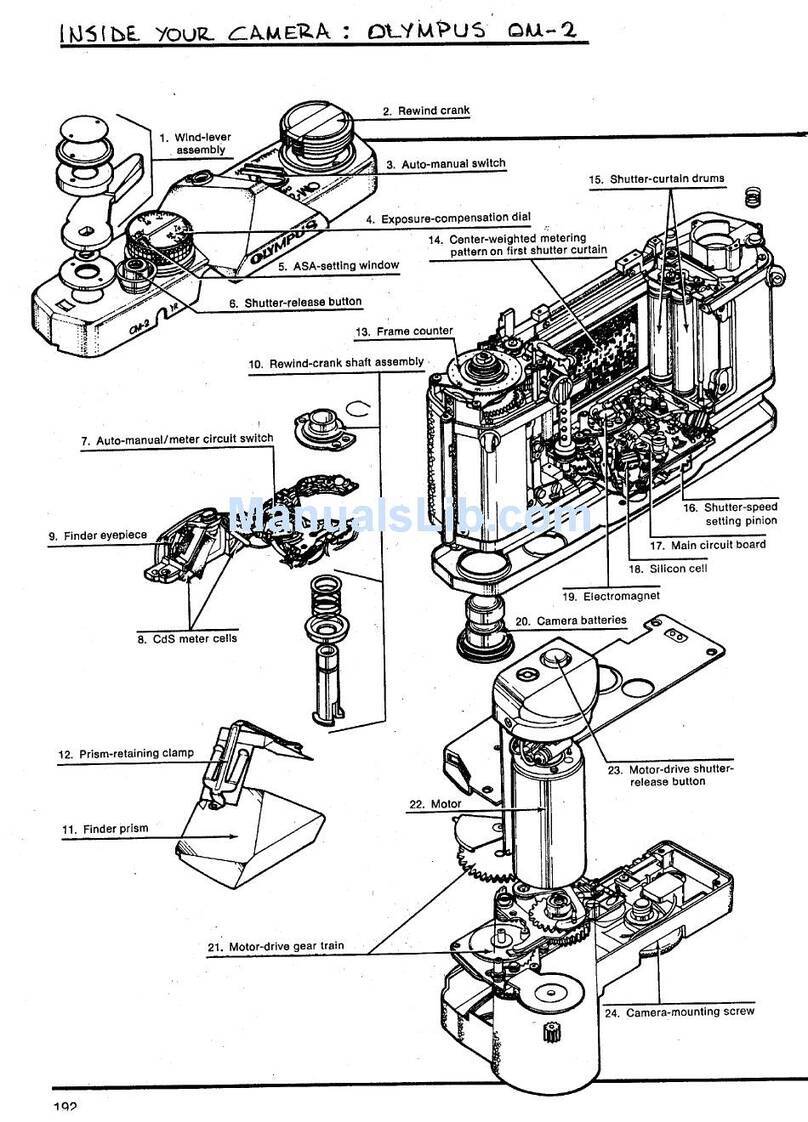 Olympus WINDER OM-2 user manual