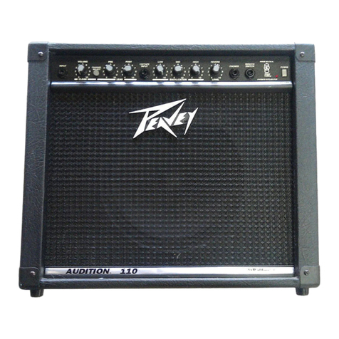 Peavey Audition 110 User manual Peavey Audition 110 User manual
