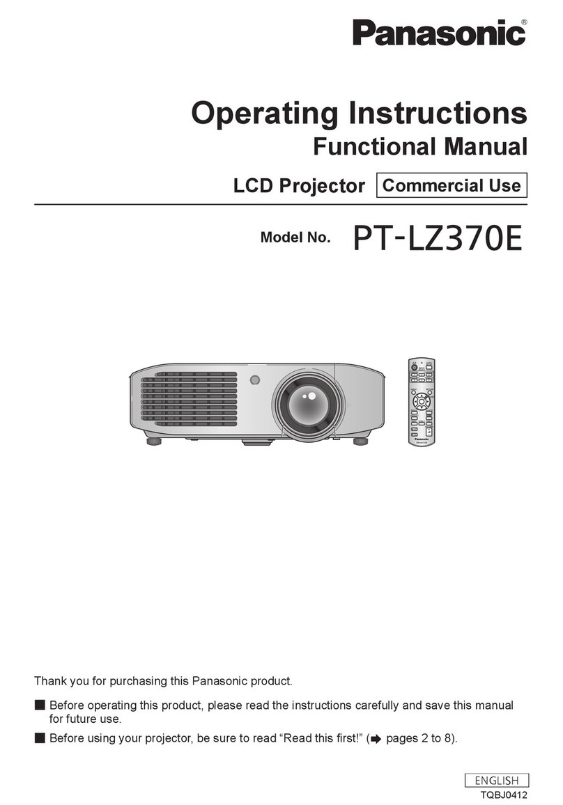 Panasonic PT-LZ370E User manual