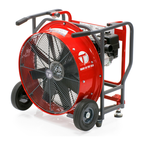 Tempest POWER BLOWER Operation manual