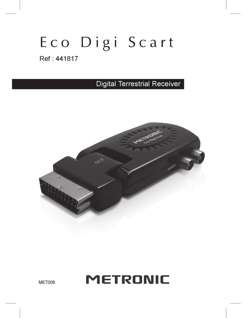 Metronic Eco Digi Scart 441817 User manual