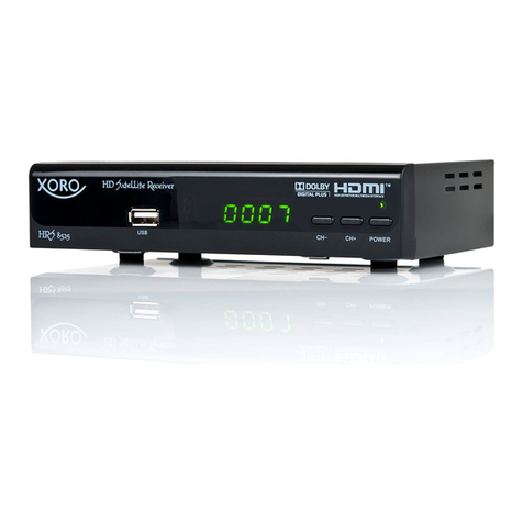 Xoro HRS 8525 User manual