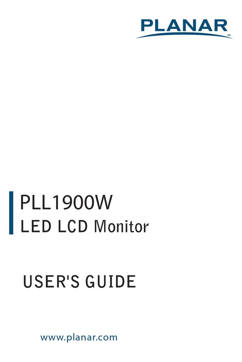 Planar PLL1900W User manual Planar PLL1900W User manual