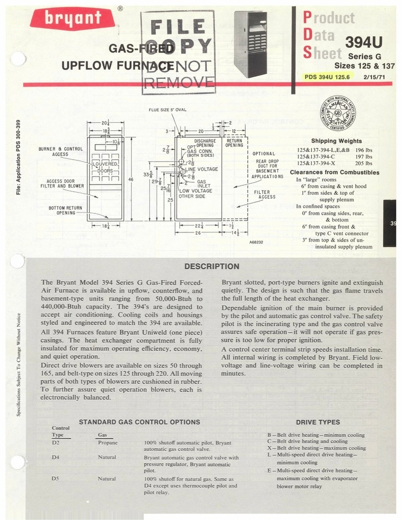 Bryant 394U Operational manual