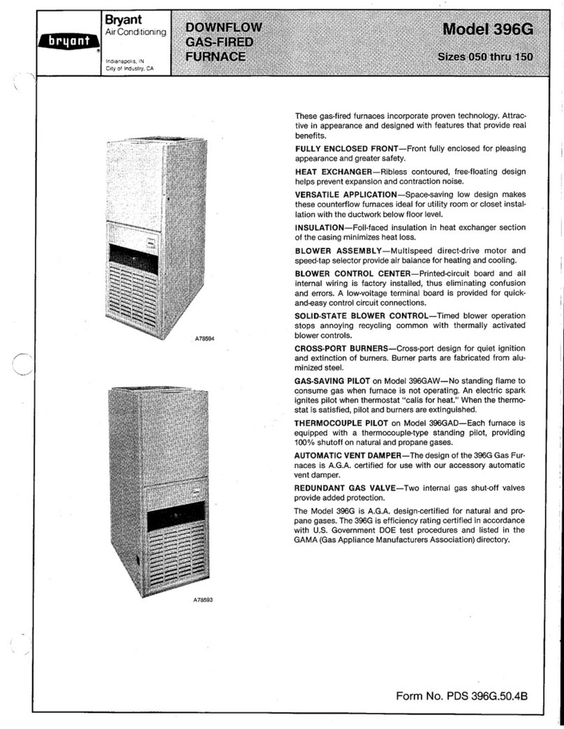 Bryant 396G Operation manual