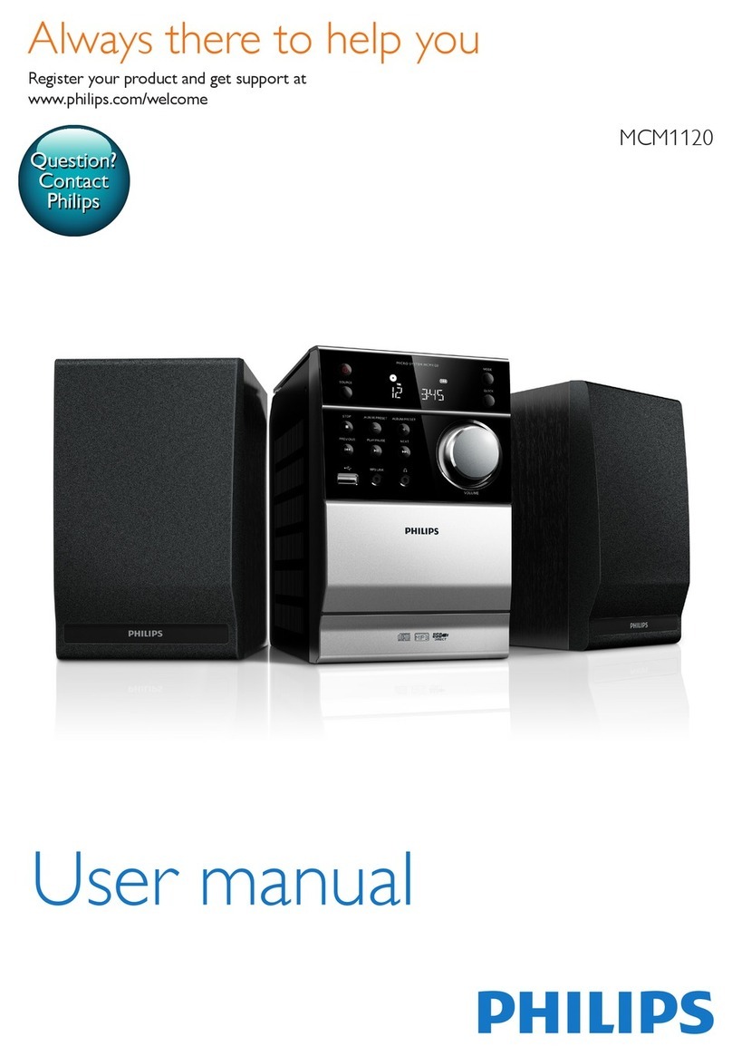 Philips MCM1120 User manual