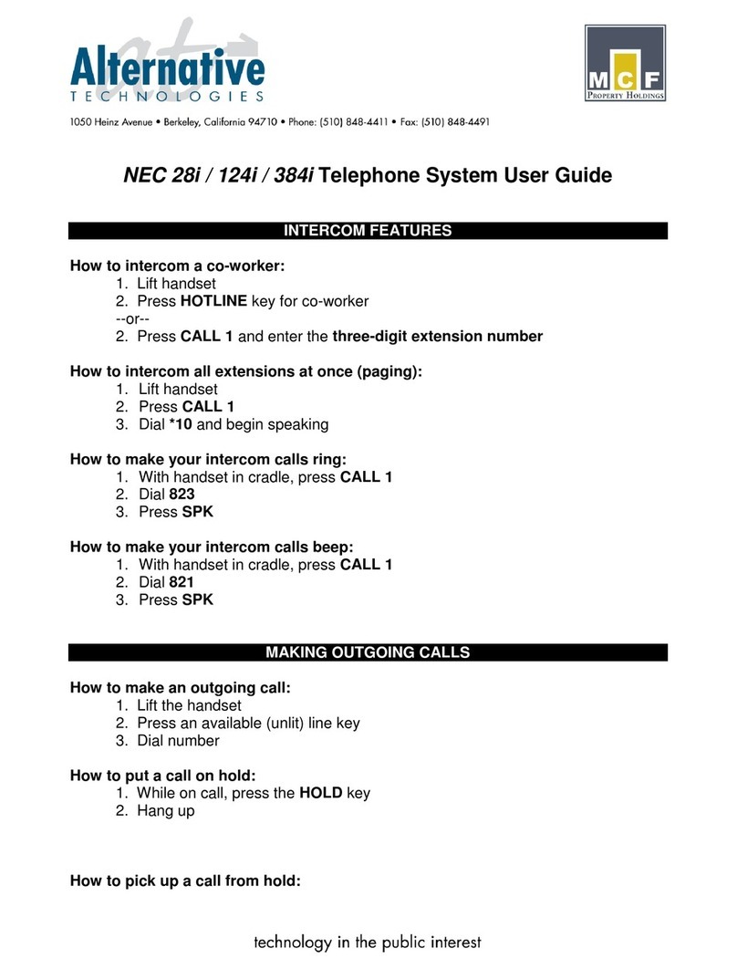 NEC 28i User manual