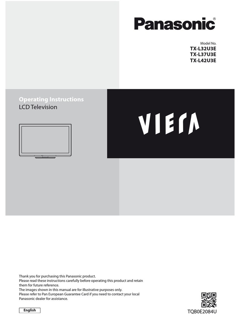 Panasonic TX-L32U3E User manual