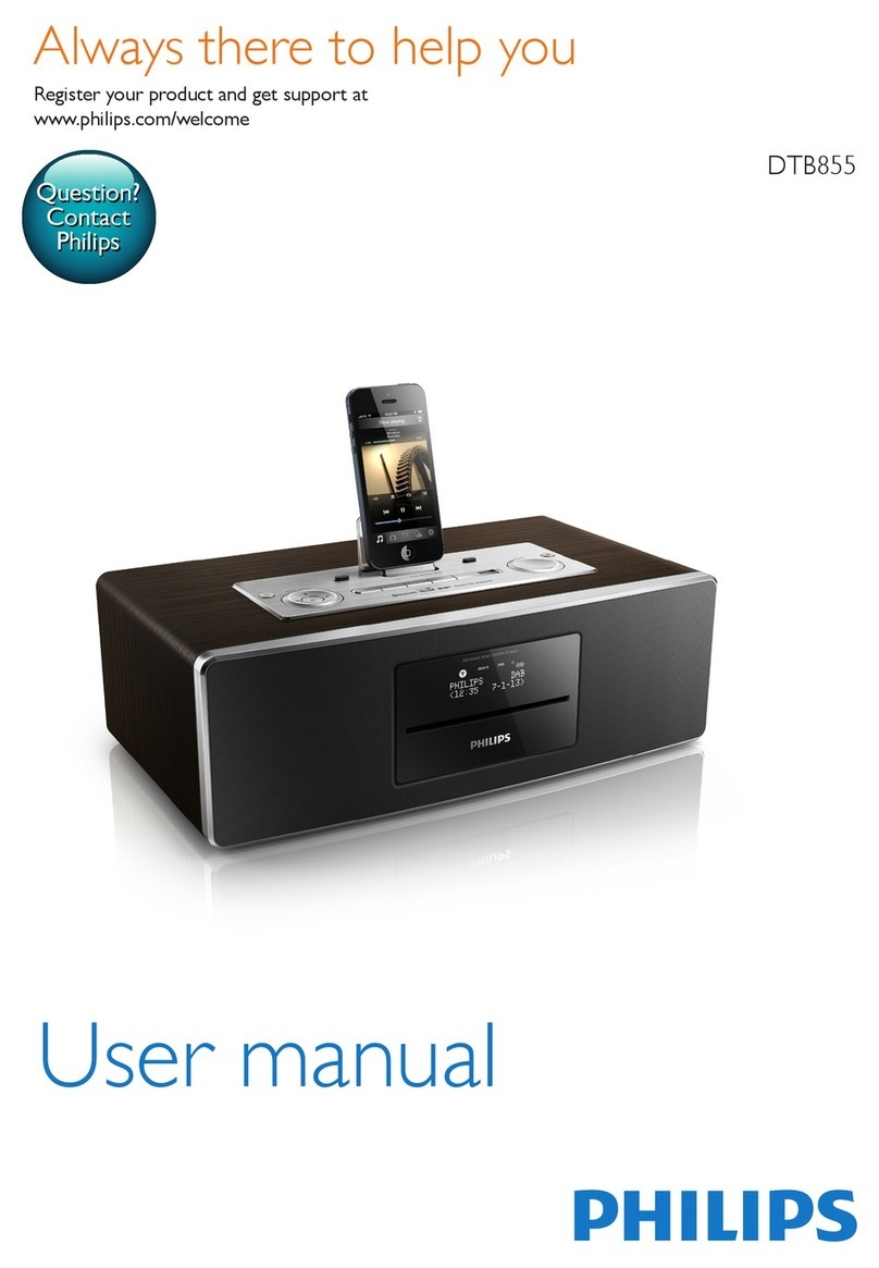 Philips DTB855 User manual