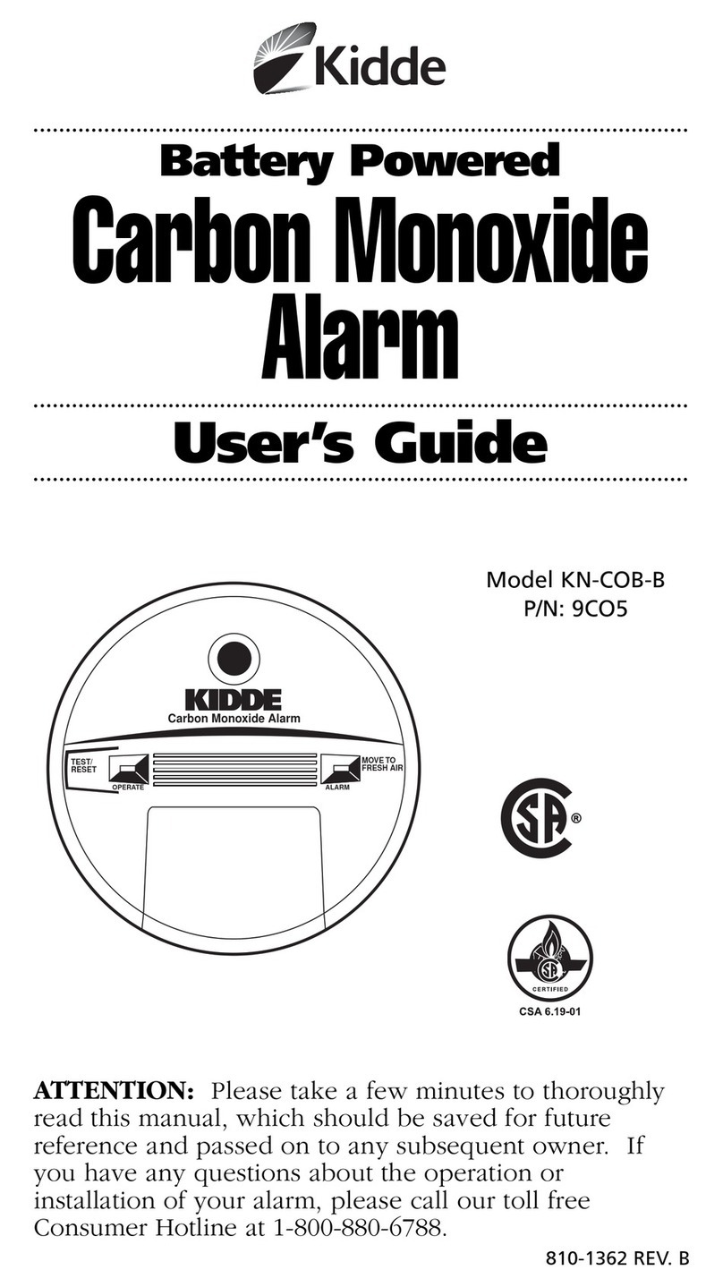 Kidde KN-OOB-B User manual