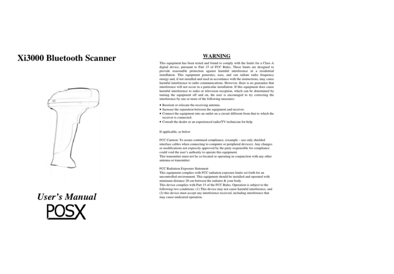 POS-X xi3000 User manual