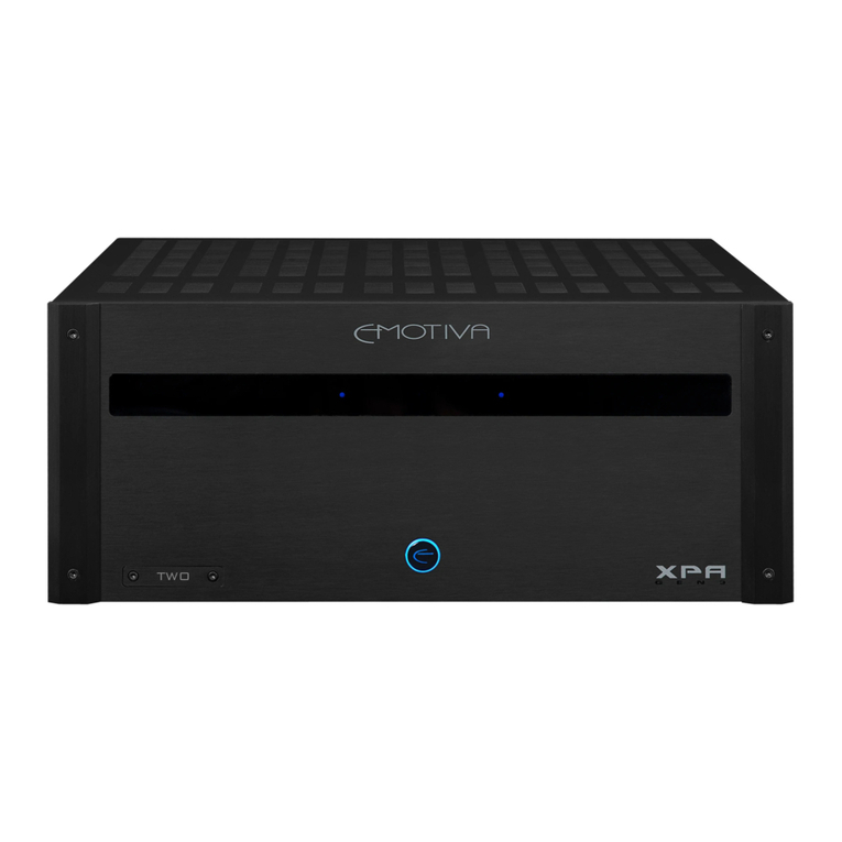 Emotiva Gen 2 XPA-2 User manual
