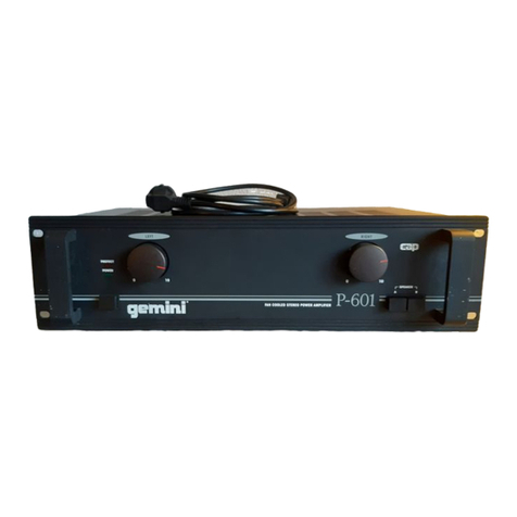Gemini P-601 Operation manual