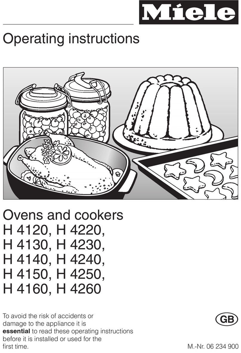 Miele H 4260 operating instructions